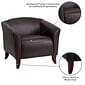 Flash Furniture Hercules Wood/Veneer Guest Chair, Brown (2221BN)