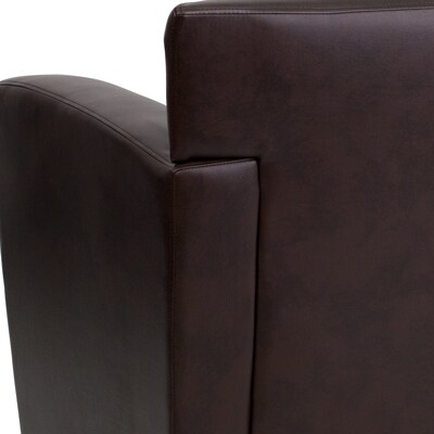 Flash Furniture Hercules Wood/Veneer Guest Chair, Brown (2221BN)