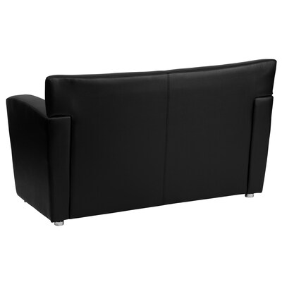 Flash Furniture HERCULES Majesty Series 51" LeatherSoft Loveseat, Black (2222BK)