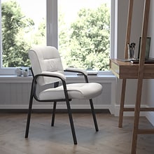 Flash Furniture Metal Guest Chair, Black (BT1404WH)