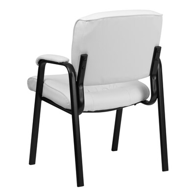 Flash Furniture Metal Guest Chair, Black (BT1404WH)