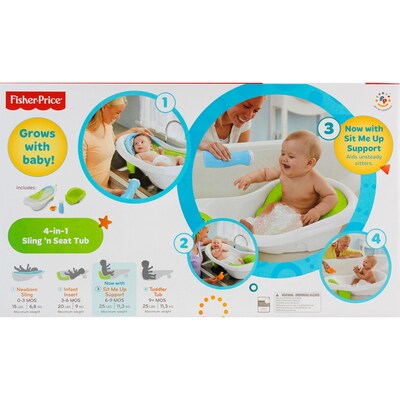 Fisher-Price 4-in-1 Sling 'n Seat Tub (BDY86)