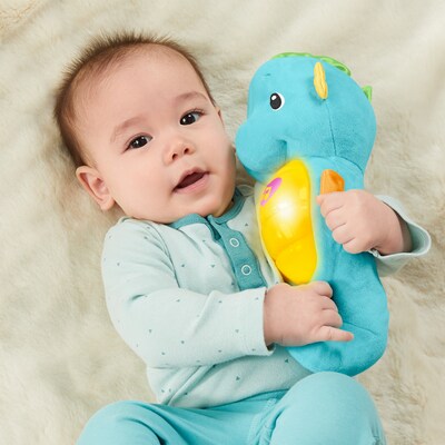 Fisher-Price Soothe & Glow Seahorse, Blue (DGH78)