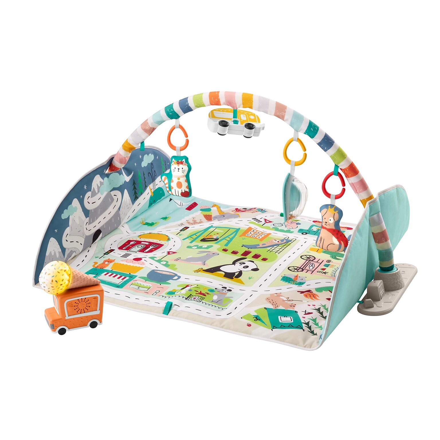 Fisher-Price Activity City Gym to Jumbo Play Mat (GRV42)