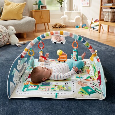 Fisher-Price Activity City Gym to Jumbo Play Mat (GRV42)