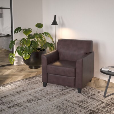 Flash Furniture HERCULES Diplomat Series LeatherSoft Office Guest and Reception Chairs Brown (BT8271BN)