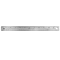 Westcott 12 Standard Stainless Steel Ruler, Silver (10612)