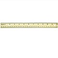 Westcott® 12 Wood Standard Ruler with Binder Holes (10702)