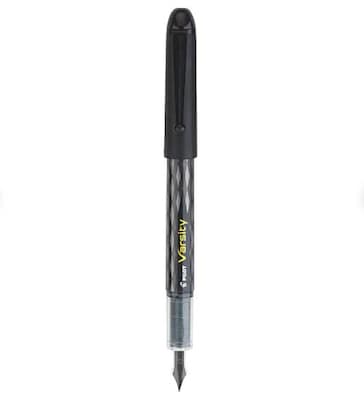 Pilot Varsity Fountain Pen, Medium Point, Black Ink (90010)