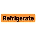 Chart Alert Medical Labels, Refrigerate, Orange, 5/16x1-1/4, 500 Labels