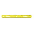 Westcott 12 Plastic Standard Ruler, Yellow (10526-001)
