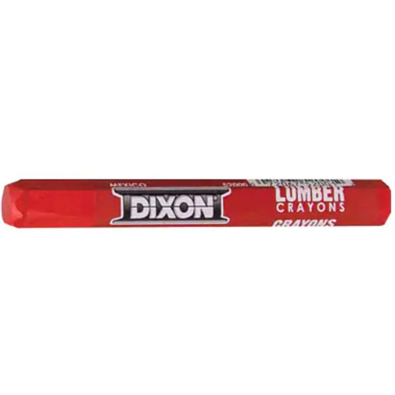 Ticonderoga Lumber Crayons, Red