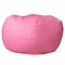 Flash Furniture Cotton Twill Bean Bag Chair, Light Pink (DGBEANLGSLDPK)