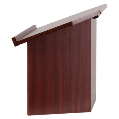 Flash Furniture 19H" Foldable Lectern, Mahogany (MTM8833LECT)