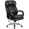 Flash Furniture HERCULES Faux Leather Executive Big & Tall Chair, 500 lb. Capacity, Black (GO2078LEA