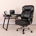 Flash Furniture HERCULES Series Ergonomic LeatherSoft Swivel Big & Tall Executive Office Chair, Blac