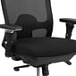 Flash Furniture HERCULES Series Ergonomic Mesh Swivel 24/7 Intensive Use Big & Tall Multifunction Office Chair, Black (LQ2BK)