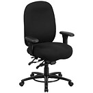 Flash Furniture HERCULES Series Fabric Office Big & Tall Chair, Black (LQ1BK)