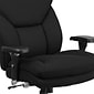 Flash Furniture HERCULES Series Ergonomic Fabric Swivel 24/7 Intensive Use Big & Tall Office Chair, Black (GO2085)