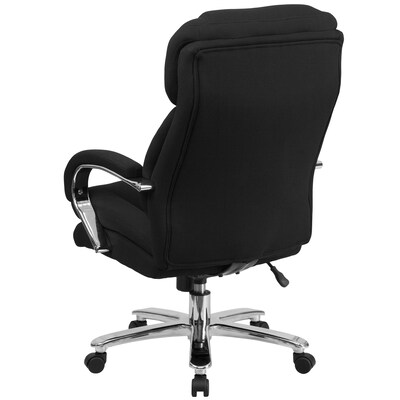 Flash Furniture HERCULES Series Ergonomic Fabric Swivel 24/7 Intensive Use Big & Tall Executive Office Chair, Black (GO2078)