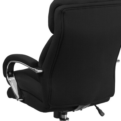 Flash Furniture HERCULES Series Ergonomic Fabric Swivel 24/7 Intensive Use Big & Tall Executive Office Chair, Black (GO2078)