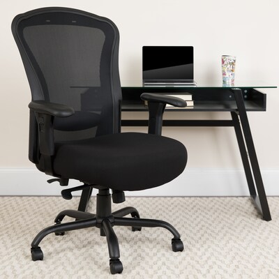 Flash Furniture HERCULES Series Ergonomic Mesh Swivel 24/7 Intensive Use Big & Tall Multifunction Of