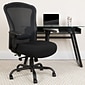 Flash Furniture HERCULES Series Ergonomic Mesh Swivel 24/7 Intensive Use Big & Tall Multifunction Office Chair, Black (LQ3BK)