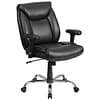 Flash Furniture HERCULES Series Ergonomic LeatherSoft Swivel Big & Tall Tufted Task Office Chair, Bl