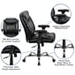 Flash Furniture HERCULES Series Ergonomic LeatherSoft Swivel Big & Tall Tufted Task Office Chair, Black (GO2073LEA)