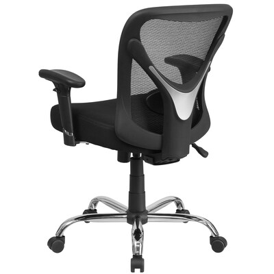 Flash Furniture HERCULES Series Ergonomic Mesh Swivel  Big & Tall Office Chair, Black (GO2032)