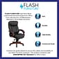 Flash Furniture Hansel Ergonomic LeatherSoft Swivel High Back Executive Office Chair, Black/Mahogany (BT90171HS)