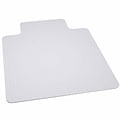 Flash Furniture 45x53 Rectangular Chair Mat w/ Lip for Carpeted Floors, Vinyl (MAT-124164-GG)