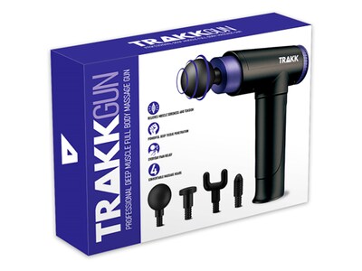 TRAKK Massage Gun, Black (TR-M01-BK)