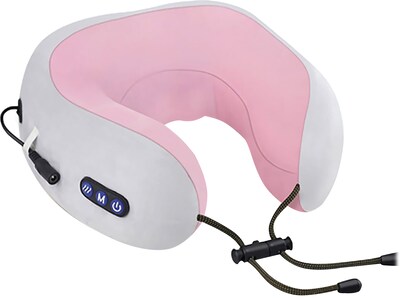 TRAKK Wireless Massage Pillow, Pink (TR-USHAPE01-PK)