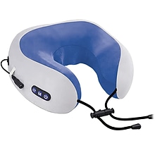 TRAKK Wireless Massage Pillow, Blue (TR-USHAPE01-BU)