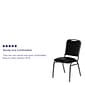 Flash Furniture Hercules Contemporary Metal Dining Chair, Black (NG108SVBKVYL)