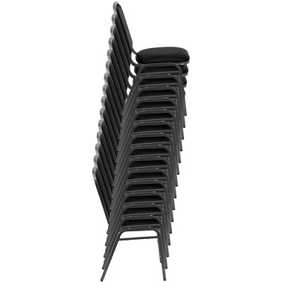 Flash Furniture Hercules Contemporary Metal Dining Chair, Black (NG108SVBKVYL)
