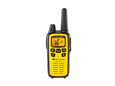 Midland LXT630VP3 Two-Way Radio, Yellow/Black, 2/Set