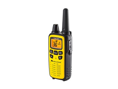 MIDLAND RADIO Two-Way Radio, Yellow/Black, 2/Pack (LXT630VP3)