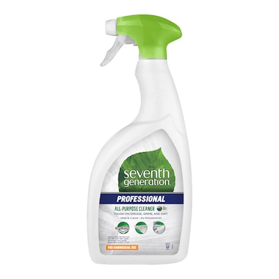 Seventh Generation Professional All Purpose Cleaner, Free & Clear, 32 oz Spray, 8/Carton (44723)