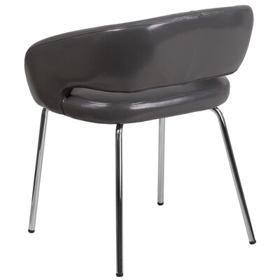 Flash Furniture Fusion Series Leather Lounge Chair, (CH162731GY)