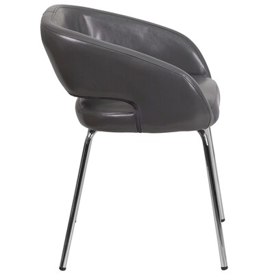 Flash Furniture Fusion Series Leather Lounge Chair, (CH162731GY)