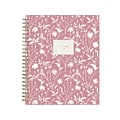 2022 Blue Sky Wandering Fields 7 x 9 Weekly & Monthly Planner, Pink/White (136399)