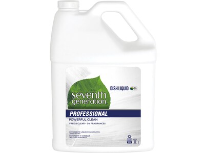 Seventh Generation Professional Liquid Dish Soap, 128 oz., 1 Gal., 2/Carton (SEV44944)