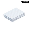 0.15 Thick 18 x 24 Corrugated Plastic Sheets Sign Blanks ShortFlute, White, 48/Pack (CS2418-48-W)