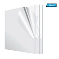 Adiroffice Acrylic Clear Water Resistant & Weatherproof Plexiglass Sheet 12’’X 12 1/8 Thick 3 Pack (1212-3-C)