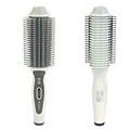 Vivitar Ceramic Straightening/Curling Hair Brush, White (G-7250-WHT)