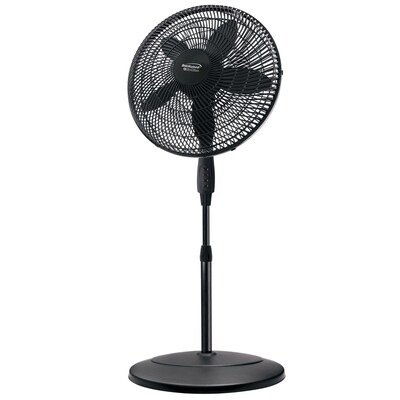 Brentwood 18 Inch Stand Fan, Black (F-18SPB)