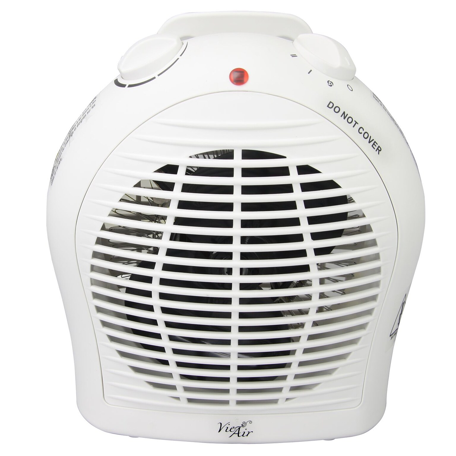 Vie Air 1500 Watt 4710 BTU Portable Ceramic Electric Heater, White (936100344M)