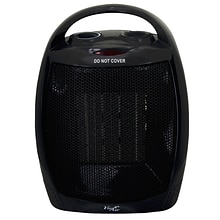 Vie Air 1500 Watt 4710 BTU Portable Ceramic Electric Heater, Black (936100347M)